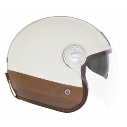 Nox Κράνος Heritage cream/leather καφέ (ECE 22.06)